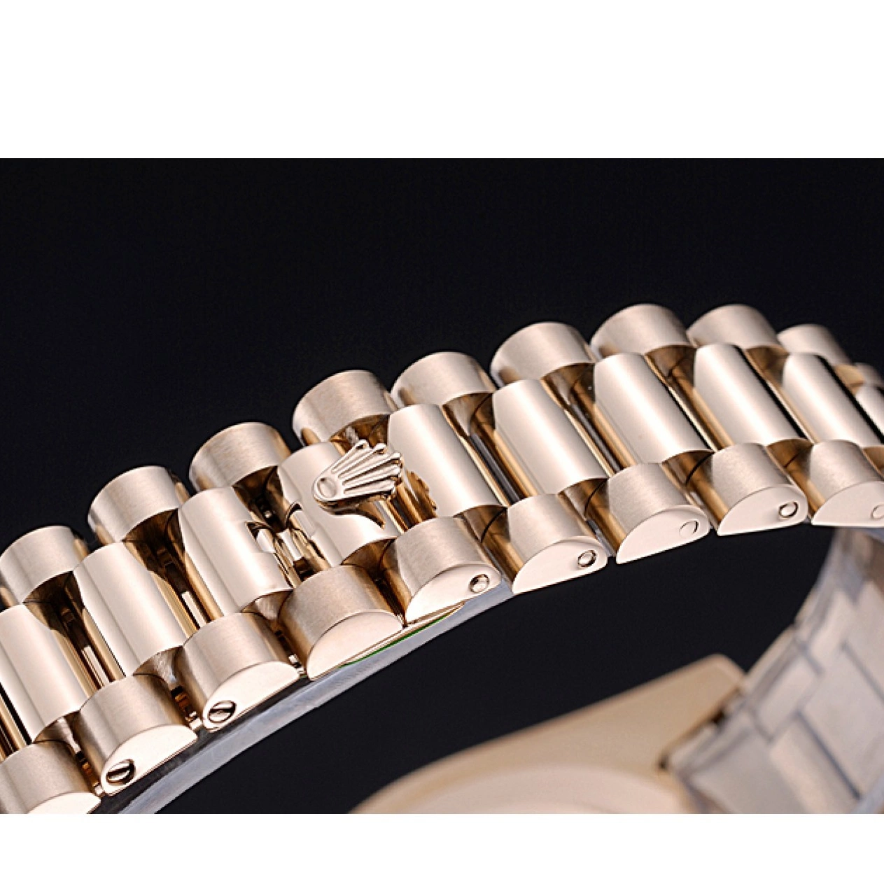 MiroTime 0705 Rolex Day-Date White Dial Gold Bracelet 622546